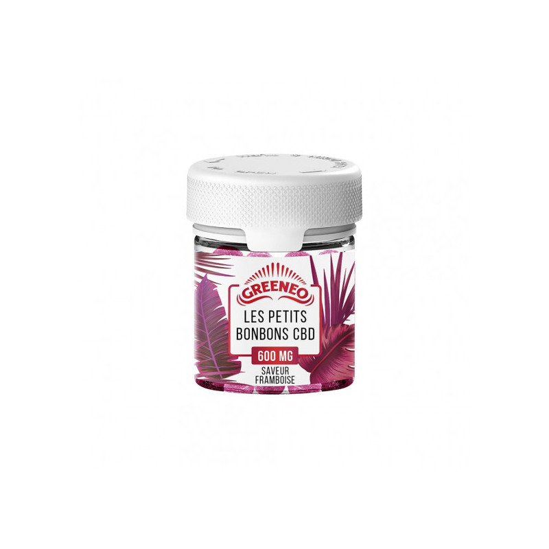 Bonbons au CBD saveur framboise (600 mg)