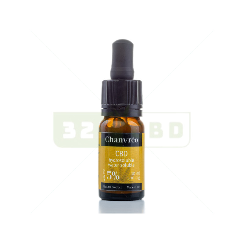 Huile de CBD 5% Hydrosoluble Chanvréo - 10ml