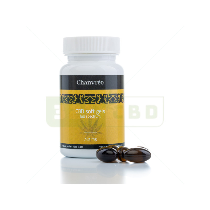 Gélules CBD Full Spectrum Chanvréo - 750mg