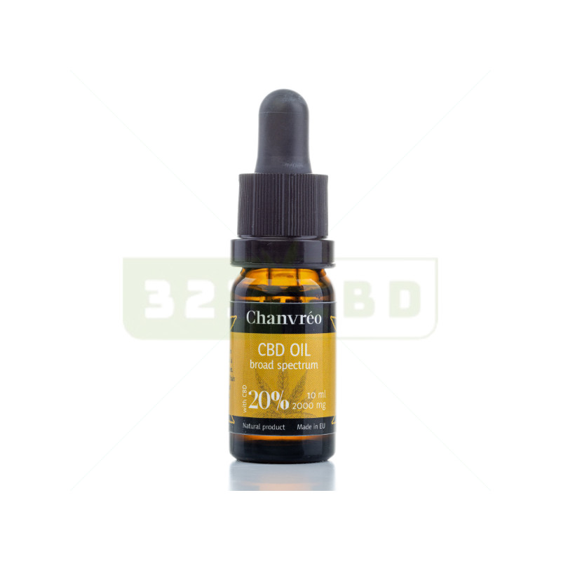 Huile de CBD 20% Broad Spectrum Chanvréo - 10ml