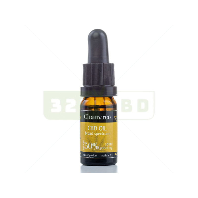 Huile de CBD 30% Broad Spectrum Chanvréo - 10ml