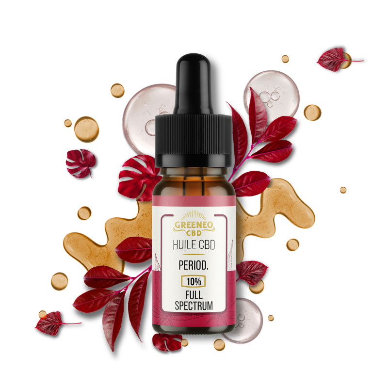 Huile Full Spectrum « Period » 10 ml (GREENEO CBD)