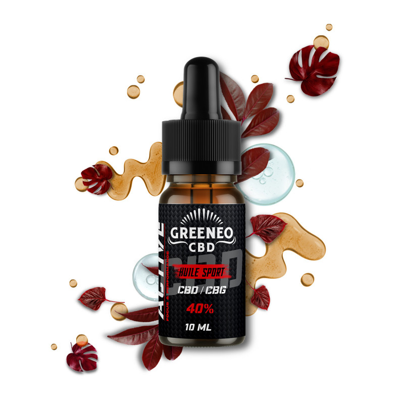 Huile de CBD et CBG Active 10 ml (GREENEO CBD)