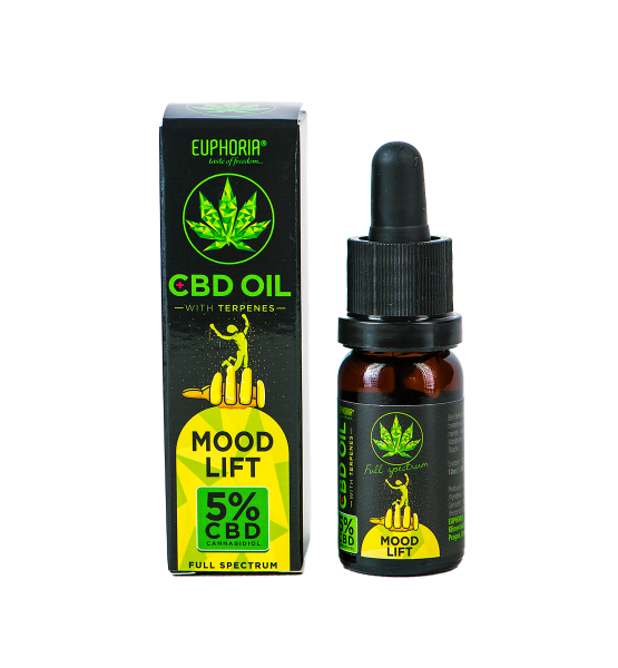 Huile de CBD 5 % avec terpènes « Mood Lift » (EUPHORIA)