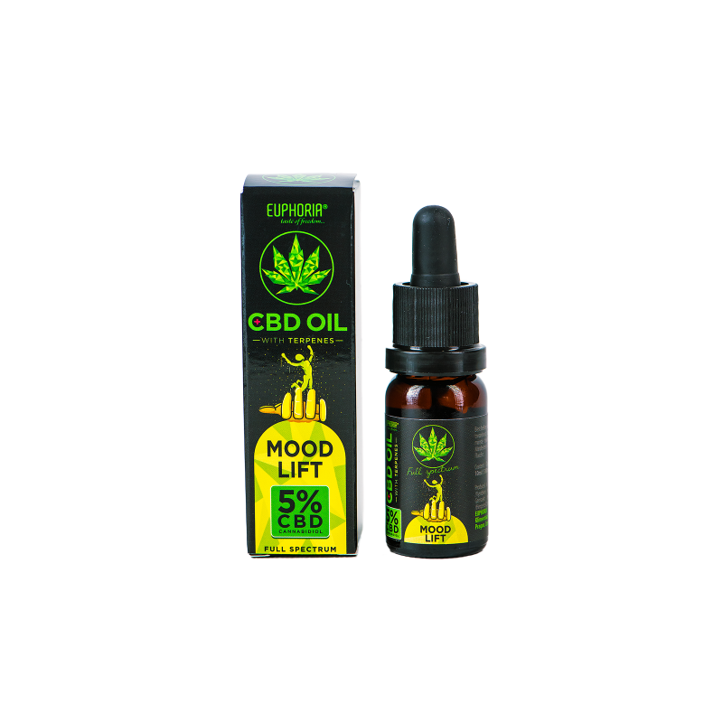 Huile de CBD 5 % avec terpènes « Mood Lift » (EUPHORIA)