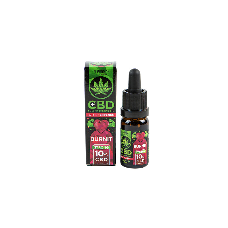 Huile de CBD 10 % avec terpènes « Burnit » (EUPHORIA)