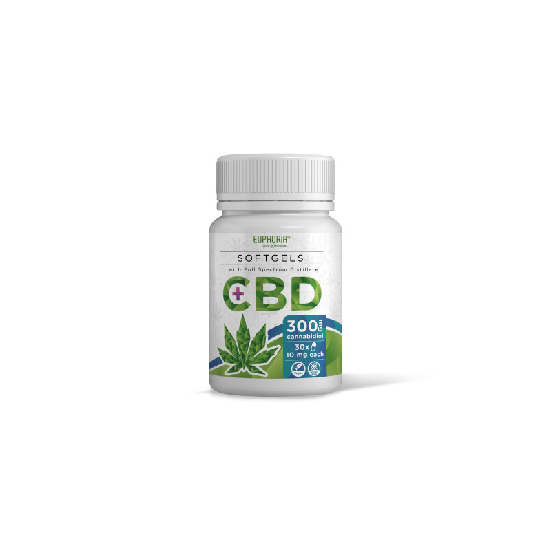 Capsules de CBD 300 mg (EUPHORIA)