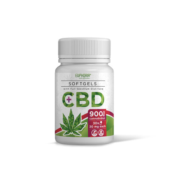 Capsules de CBD 900 mg (EUPHORIA)