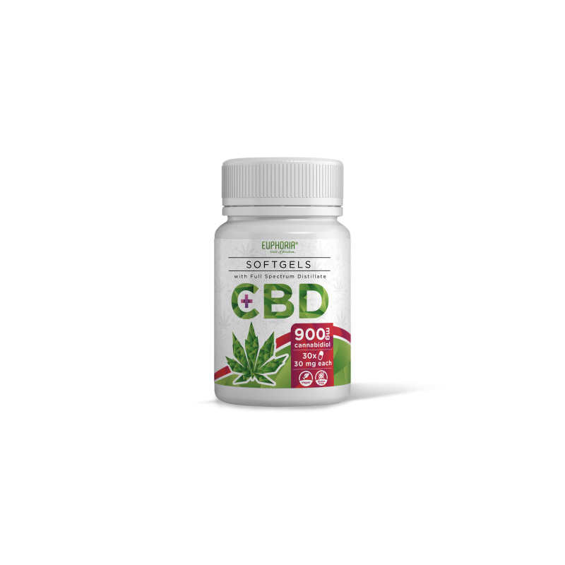 Capsules de CBD 900 mg (EUPHORIA)