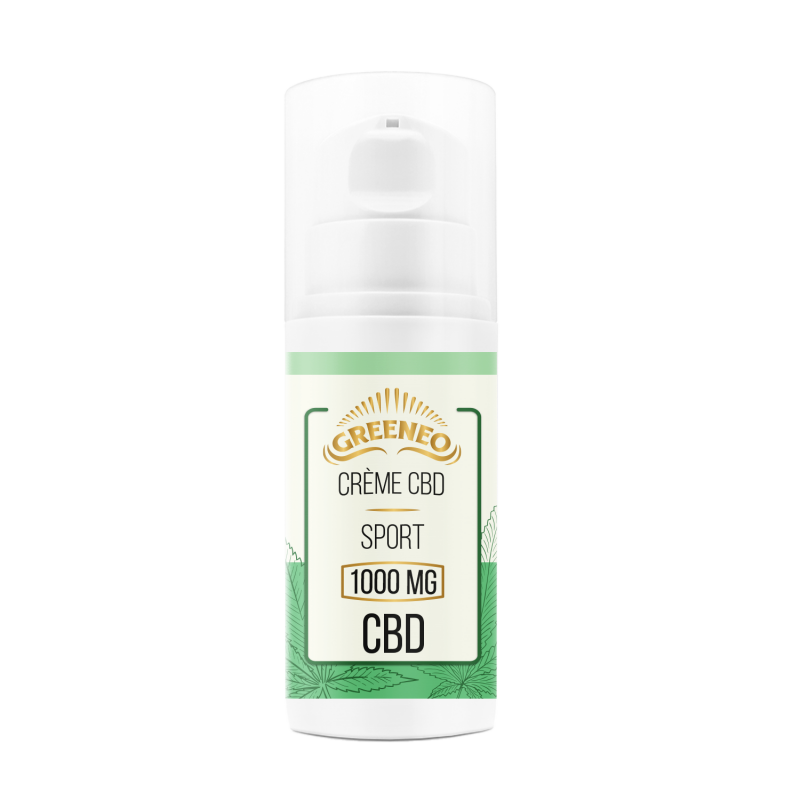 Crème CBD 1 % Sport - Menthol – 100 ml