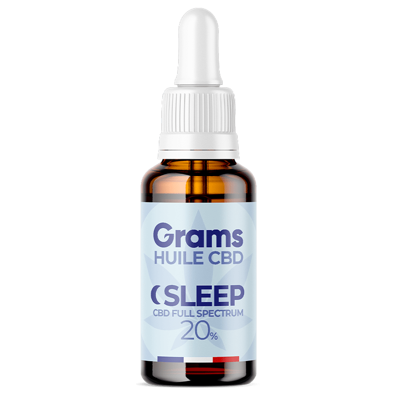 Huile CBD 20 % - Sommeil - Spectre Complet (GRAMS)