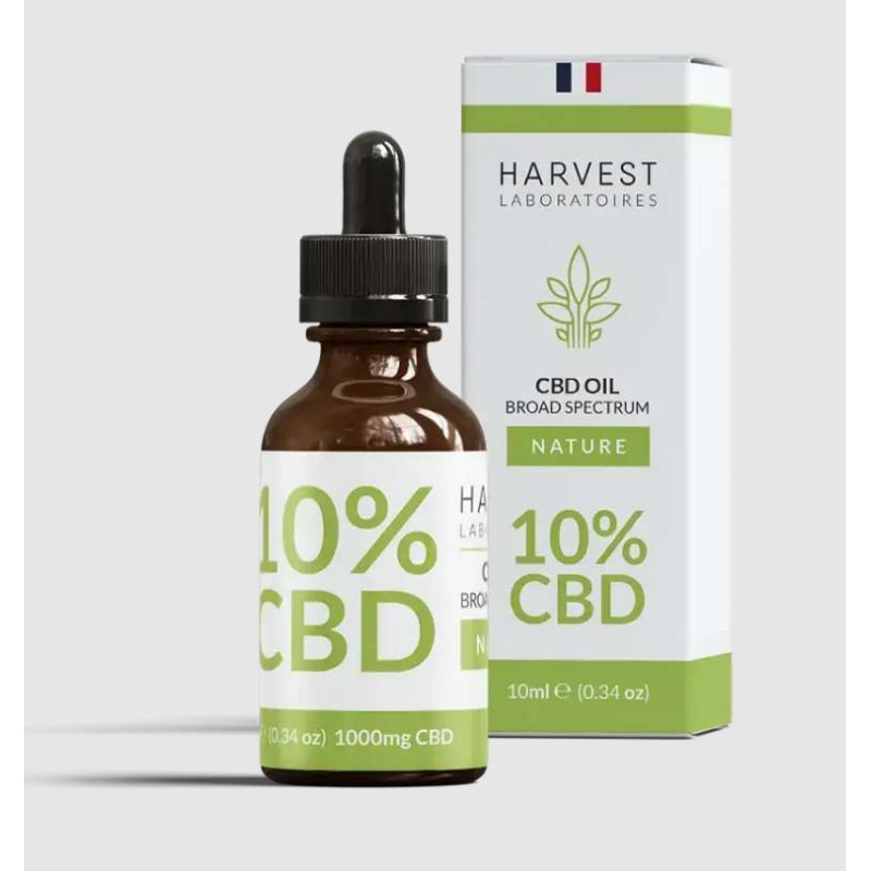 Huile de CBD 10% Broad Spectrum - Harvest Laboratoires