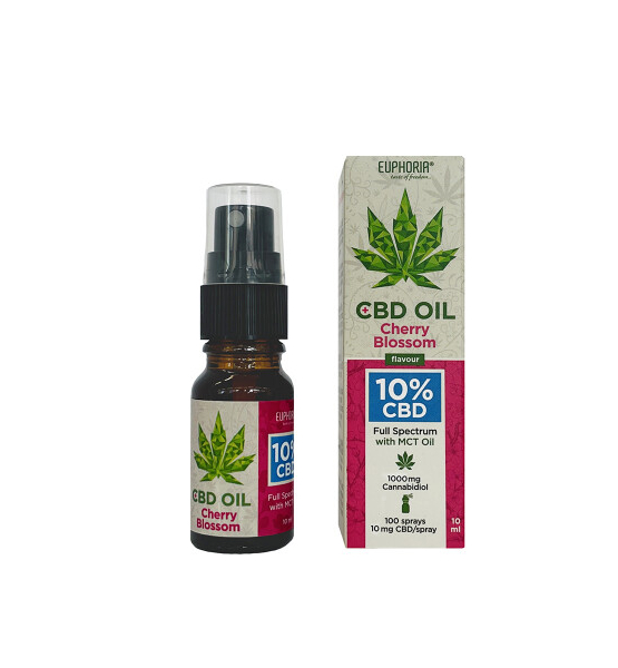 Huile de CBD 10% à la fleur de cerisier