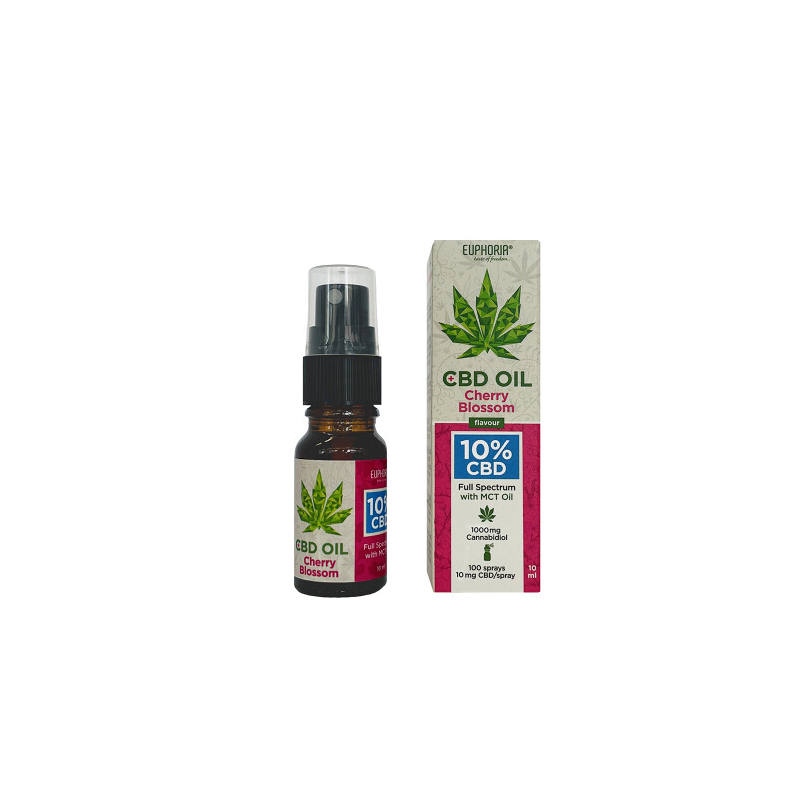 Huile de CBD 10% à la fleur de cerisier