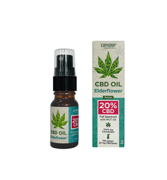 Huile de CBD 20% Elderflower - Euphoria - 10ml