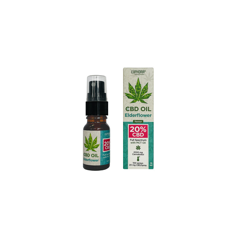 Huile de CBD 20% Elderflower - Euphoria - 10ml