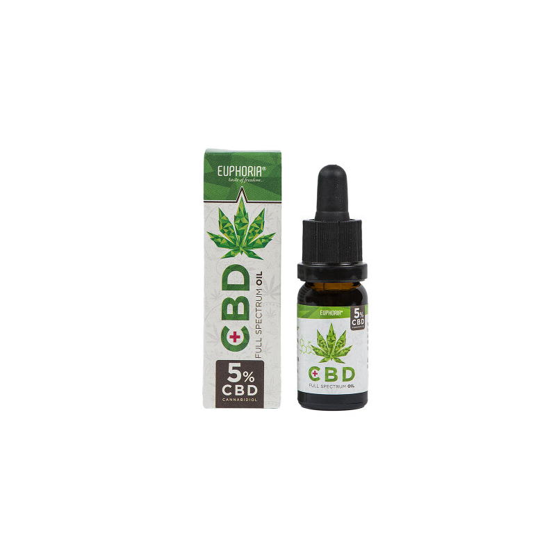 Huile de CBD 5% Full Spectrum - Euphoria - 10ml