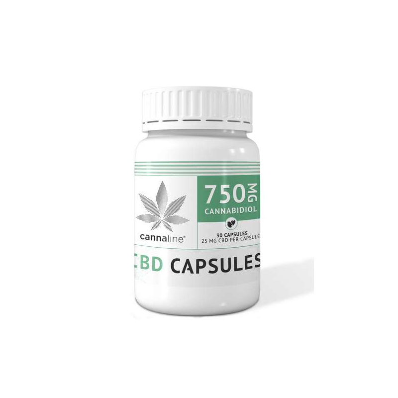 Capsules de CBD - 750mg ou 1500mg - Cannaline