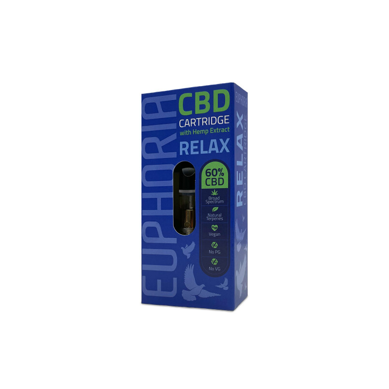 Cartouche de CBD 60 % Relax - Euphoria - 0,5ml