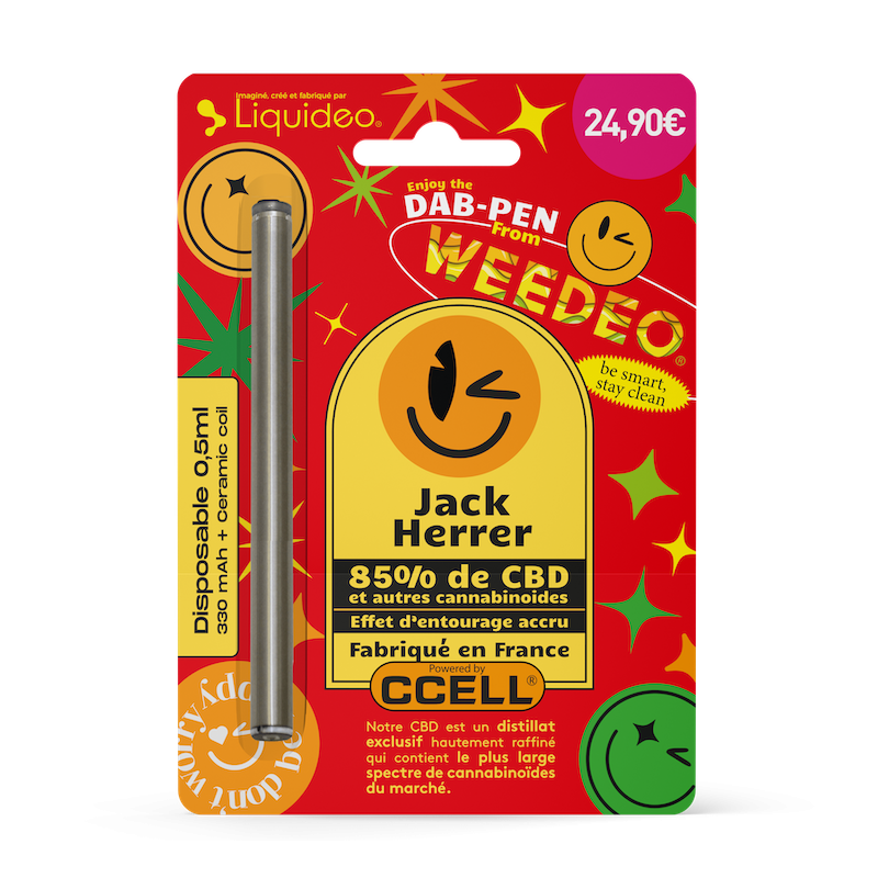 Vape Pen jetable 85% CBD - Jack Herrer - 0,5ml