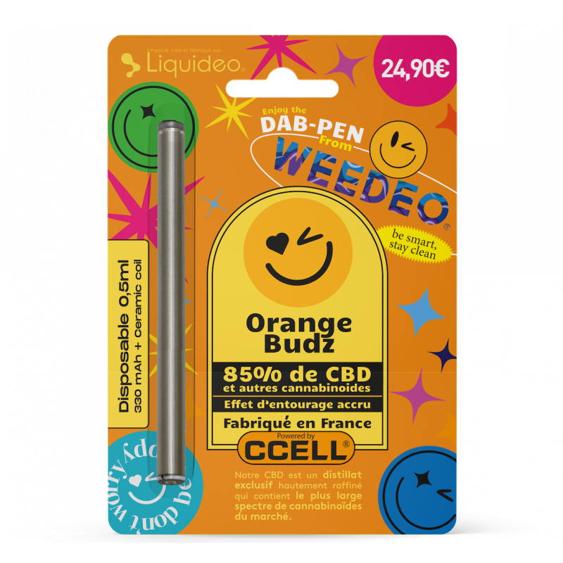 Vape Pen jetable 85% CBD - Orange Bud - 0,5ml