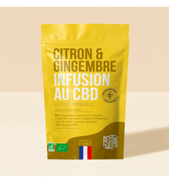 Infusion au CBD citron gingembre – ByStilla