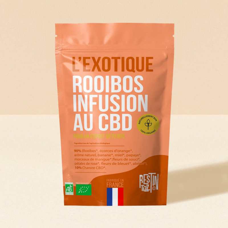 Infusion au CBD « L’Exotique » au rooibos – ByStilla