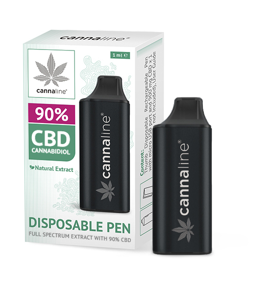 Cigarette électronique jetable au CBD (90 %) – Cannaline