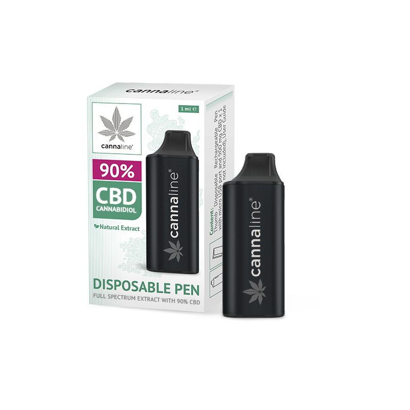 Cigarette électronique jetable au CBD (90 %) – Cannaline