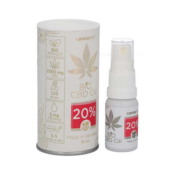 Huile de CBD bio 20 % - 2 000 mg (Cannaline)