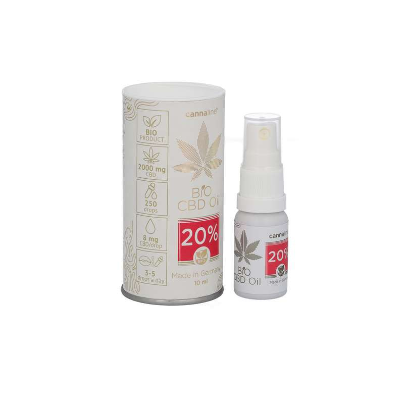 Huile de CBD bio 20 % - 2 000 mg (Cannaline)