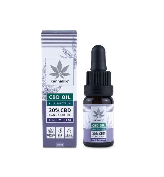 Huile de CBD Premium 20 % (2 000 mg) - Cannaline