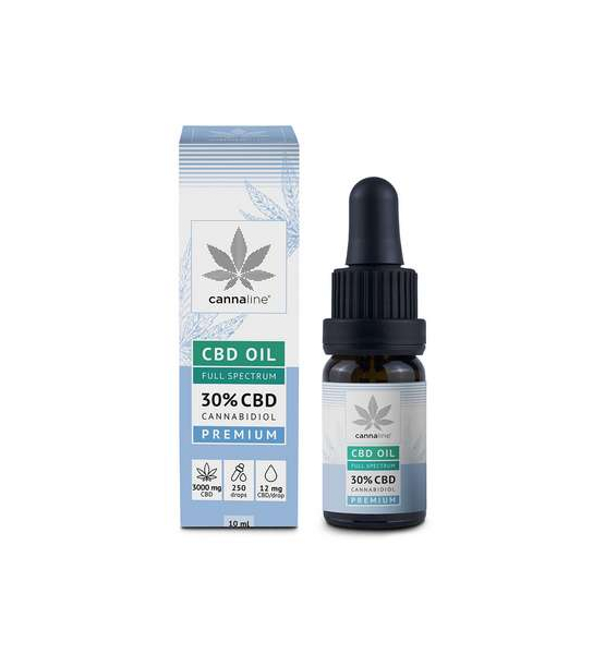 Huile de CBD Premium 30 % (3 000 mg) - Cannaline