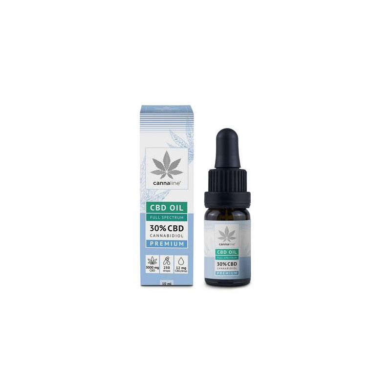 Huile de CBD Premium 30 % (3 000 mg) - Cannaline