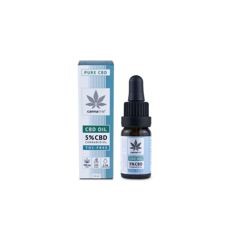 Huile de CBD 5 % (500 mg) - Cannaline