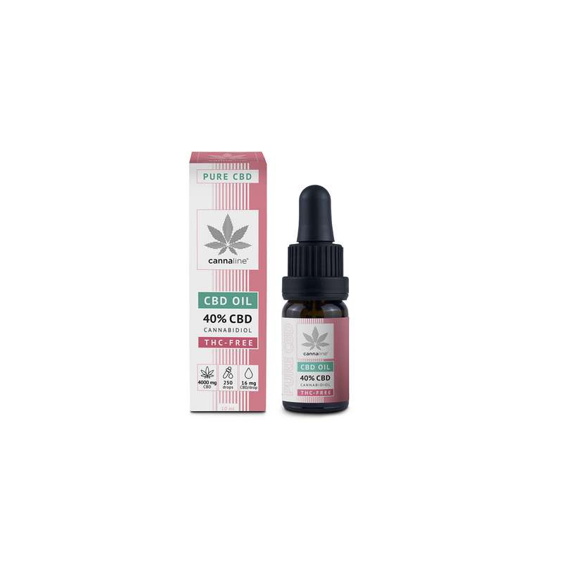 Huile de CBD 40 % (4 000 mg) - Cannaline