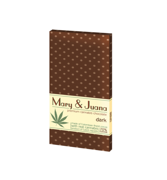 Mary & Juana chocolat noir au cannabis (EUPHORIA)