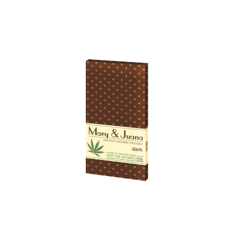 Mary & Juana chocolat noir au cannabis (EUPHORIA)