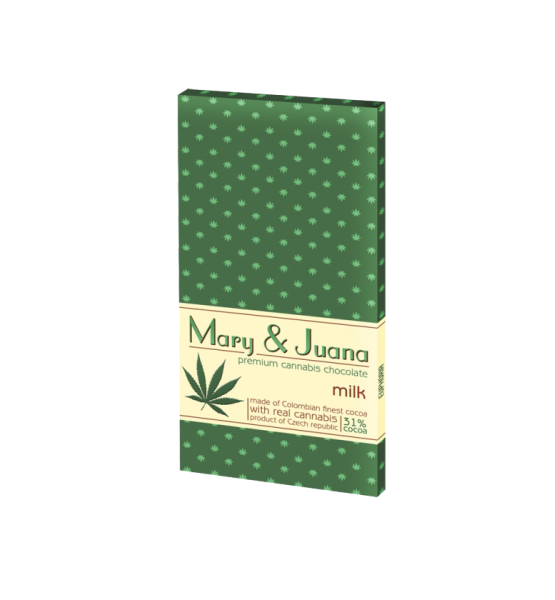 Mary & Juana chocolat au lait au cannabis (EUPHORIA)