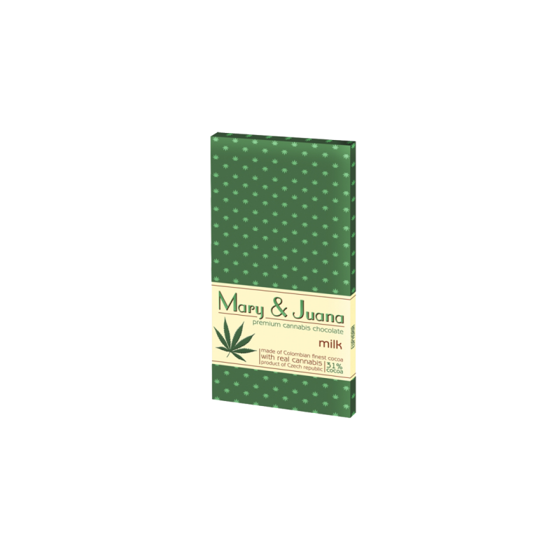 Mary & Juana chocolat au lait au cannabis (EUPHORIA)