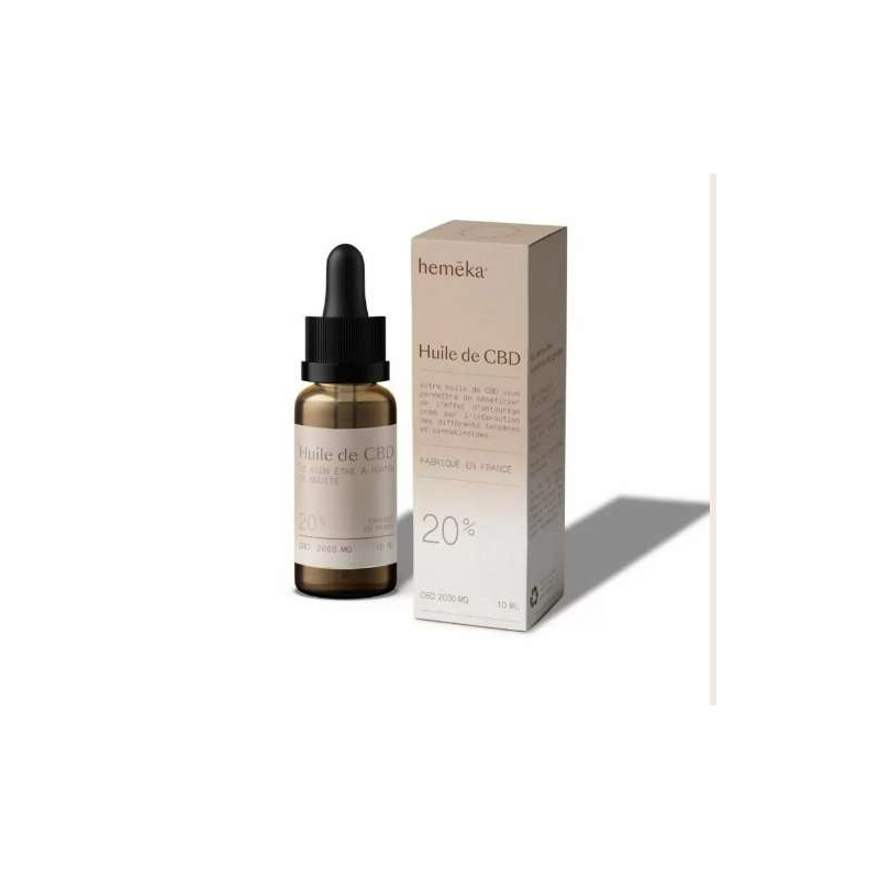 Huile de CBD 20 % Broad Spectrum - hemēka®