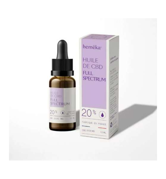 Huile de CBD Full Spectrum 20 % - hemēka®