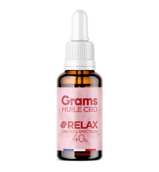 Huile de CBD 40% Grams - Relax Anti Stress