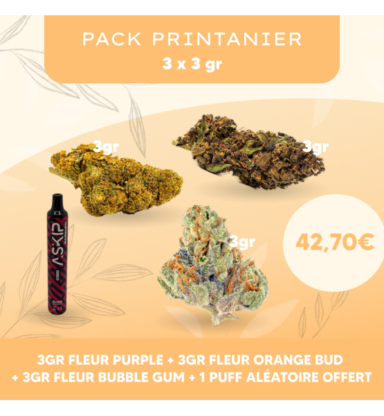 Pack Printanier (3 x 3gr)