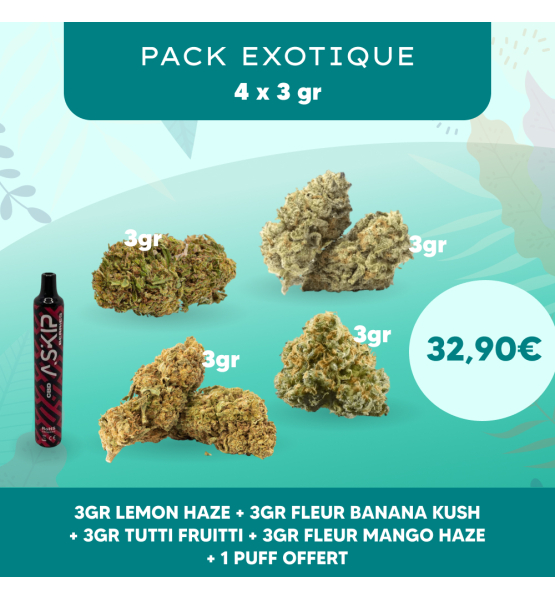 Pack Exotique (4 x 3gr)