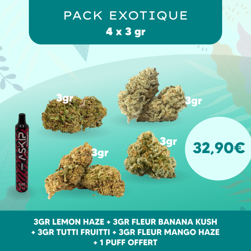 Pack Exotique (4 x 3gr)