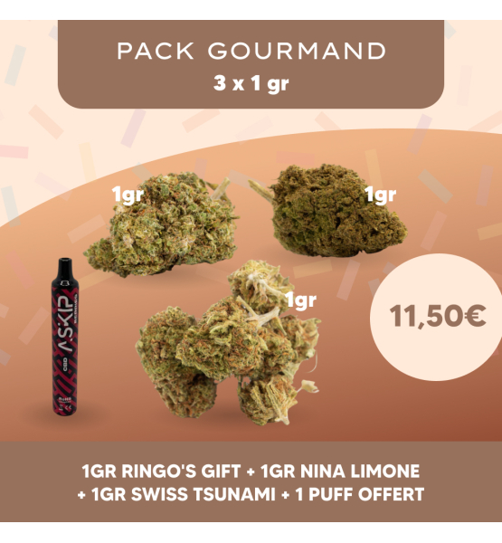 Pack Gourmand (3 x 1gr)