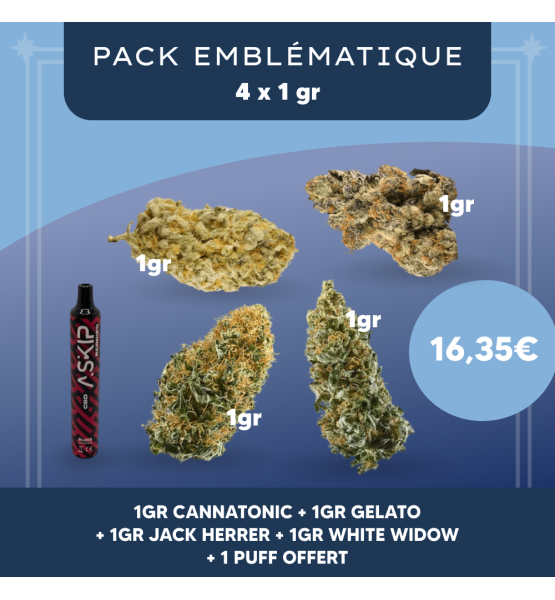 Pack Emblématique (4 x 1gr)