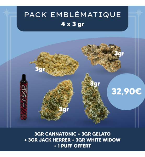 Pack Emblématique (4 x 3gr)