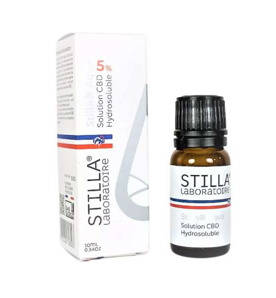 Huile de CBD hydrosoluble 5 % – Stilla Laboratoire